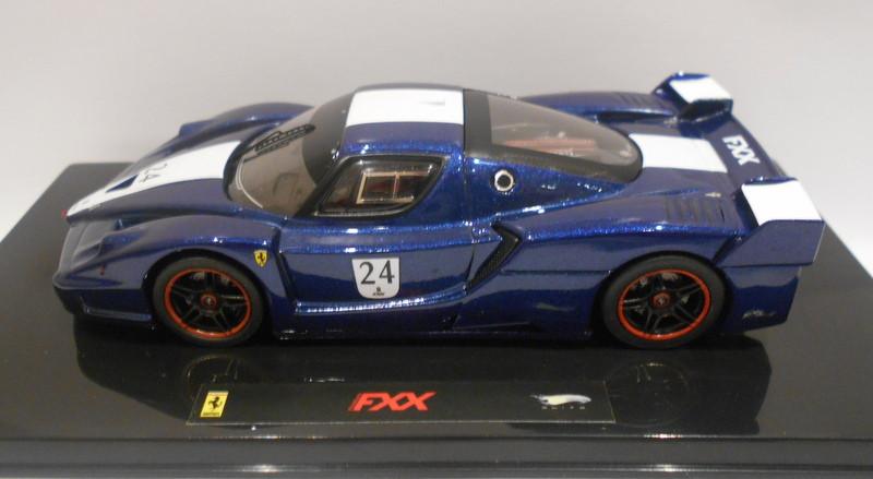 HOT WHEELS 1/43 Scale Diecast N5606 FERRARI FXX NO:24 BLUE