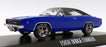 Greenlight 1/43 Scale 86531 - 1968 Dodge Charger - Christine Black/Blue