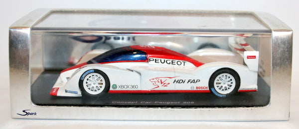 Spark 1/43 Scale Resin S1270 - Concept Car Peugeot 908 - Paris 2006