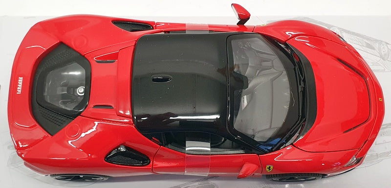 Burago 1/24 Scale Model Car #18 26028 - Ferrari SF90 Stradale - Red