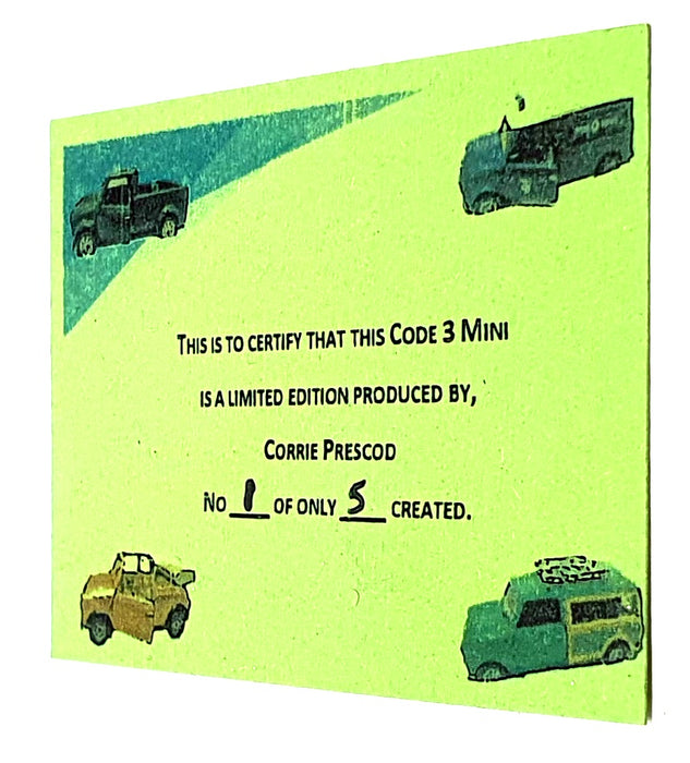 Corgi 1/36 Scale C3min16 - Mini Reworked Conversion - Green