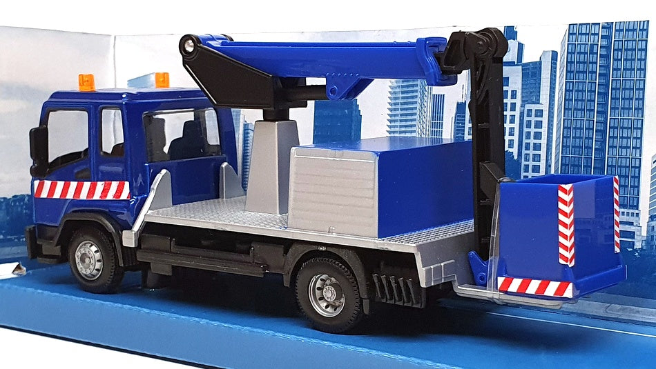 Burago Appx 16cm Long 18-32261 - Municipal Truck With Man Platform - Blue