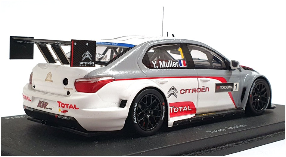 Spark 1/43 Scale S2460 - Citroen C-Elysee WTCC Winner R1 Paul Ricard WTCC 2014