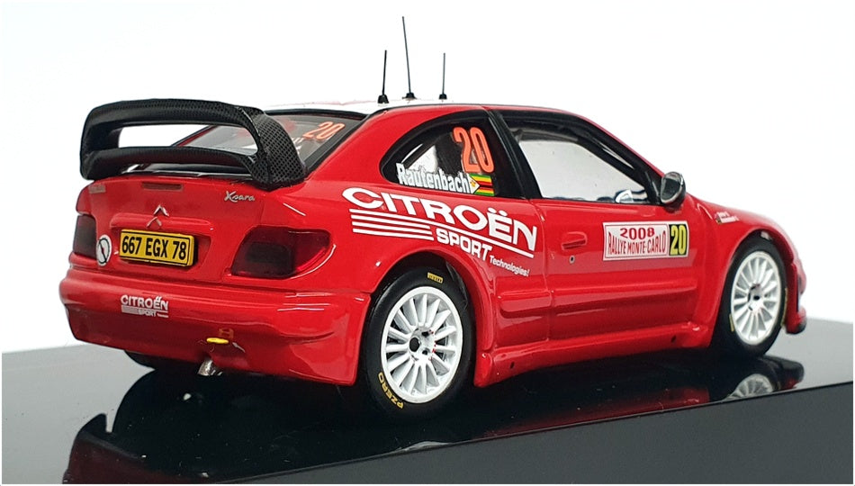 Ixo 1/43 Scale RAM310 - Citroen Xsara WRC Rally Monte Carlo 2008