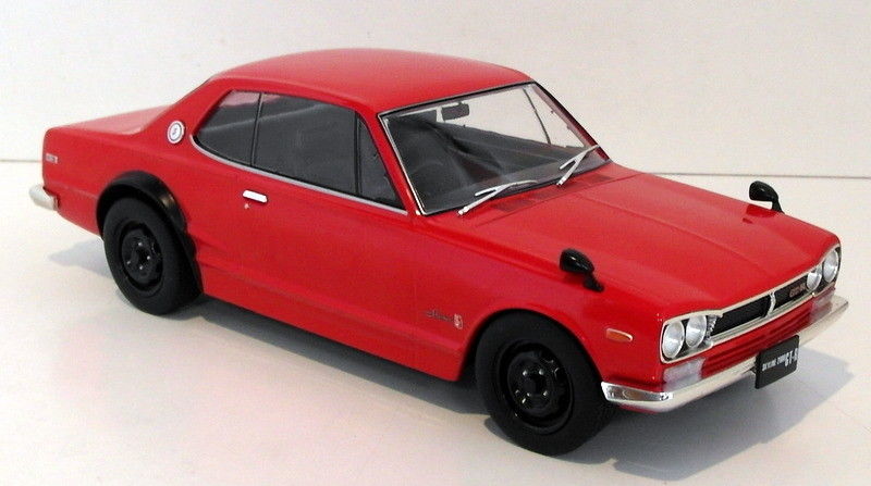 Triple 9 1/18 Scale Diecast T9-1800182 - Nissan Skyline GT-R KPGC10 - Red
