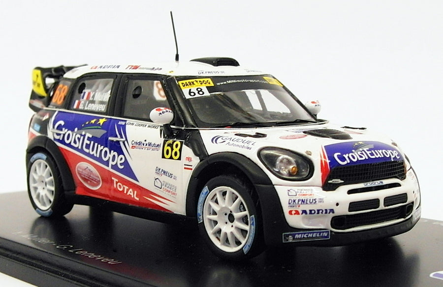 Spark 1/43 Scale SF039 - Mini John Cooper Works WRC #68 France 2012