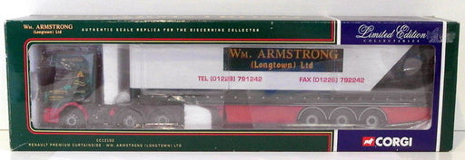 Corgi 1/50 Scale CC12102 Renault Premium Curtainside WM Armstrong Longtown Ltd.