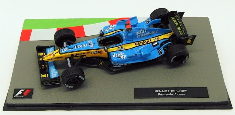 Altaya 1/43 Scale Model Car 23318A - F1 Renault R25 2005 - Fernando Alonso