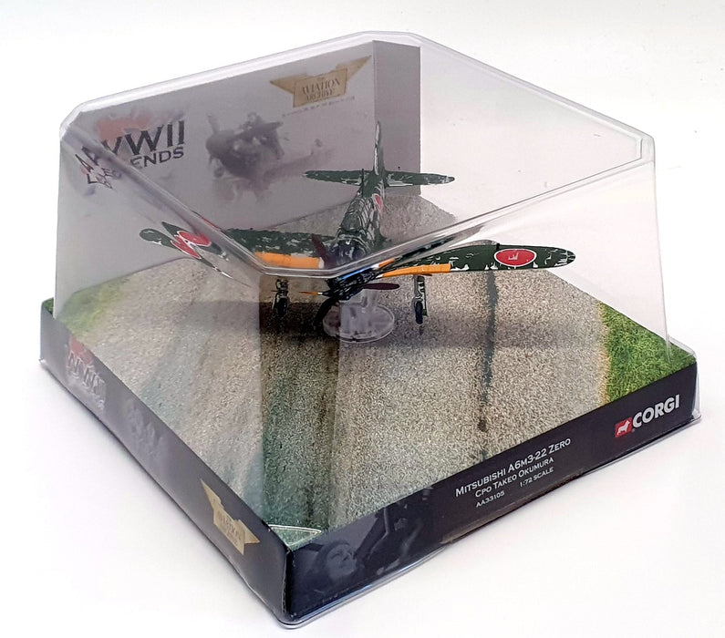 Corgi 1/72 Scale AA33105 - Mitsubishi A6M3-22 Zero Takeo Okumura
