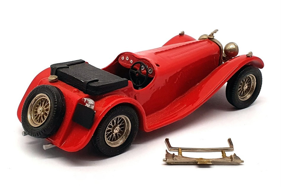 Western Models 1/43 Scale WMS11 - 1938 Jaguar SS100 3.5L - Red