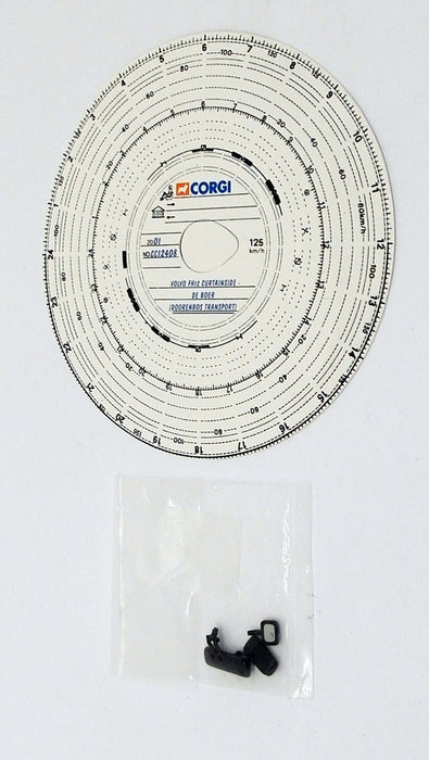 Corgi 1/50 Scale Model Truck CC12408 - Volvo FH12 Curtainside - Doorenbos Trans.