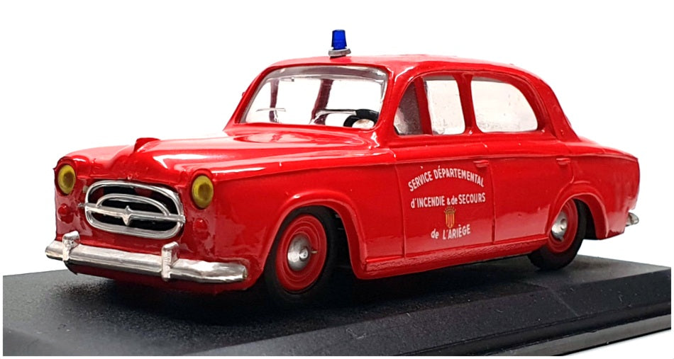 Eligor 1/43 Scale Diecast 1356 - Peugeot 403 Pompier Fire Car - Red