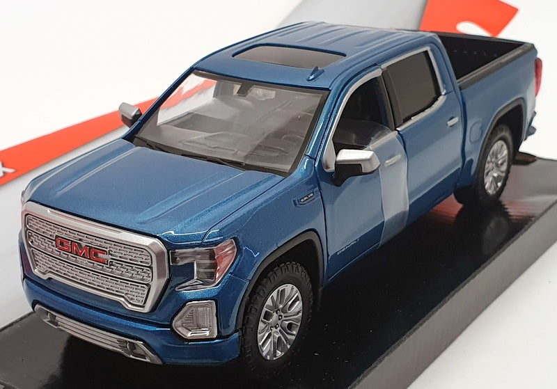 Motor Max 1/27 Scale 79362 - 2019 Ford GMC Sierra 1500 Denali Crew Cab - Blue