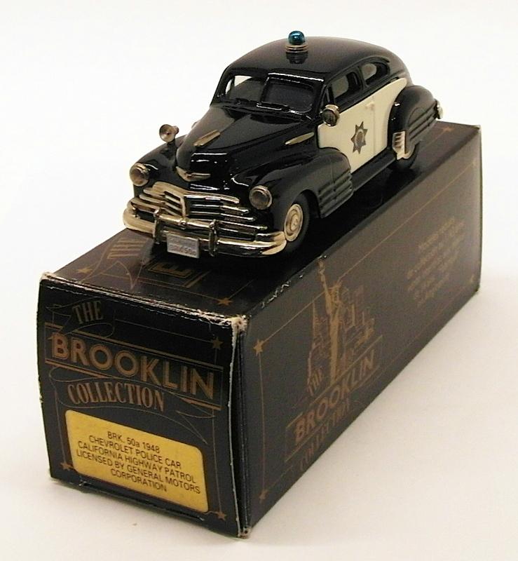 Brooklin Models 1/43 BRK50A - 1948 Chevrolet Police Car - California Patrol