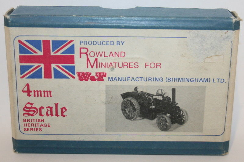 Rowland Miniatures W&T 4MM Scale White Metal Kit - B4 - Road Vehicle Kit