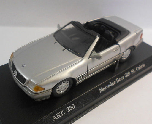 Corgi Detail 1/43 Scale - ART.230 MERCEDES 320 SL CABRIO SILVER