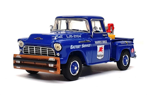 Matchbox 1/43 Scale YRS03-M - 1956 Chevrolet Truck Harris Bros - Blue