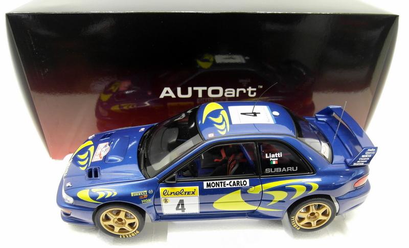 Autoart 1/18 Scale 89791 - 1997 Subaru Impreza WRC #4 Monte Carlo Liatti / Pons