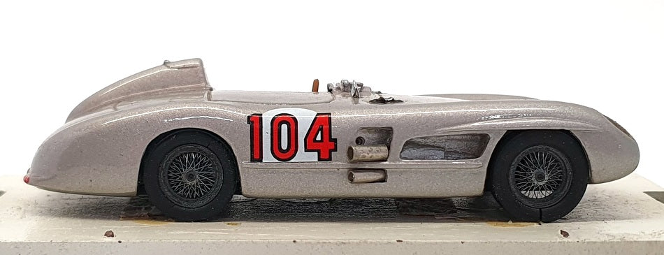 Brumm 1/43 Scale BR104 - Mercedes Benz 300 SLR - #104 Silver