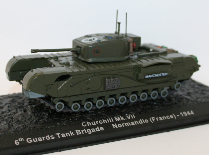 Altaya 1/72 Scale Diecast - Churchill MKVII 6th Guards Tank Brigade -France 1944