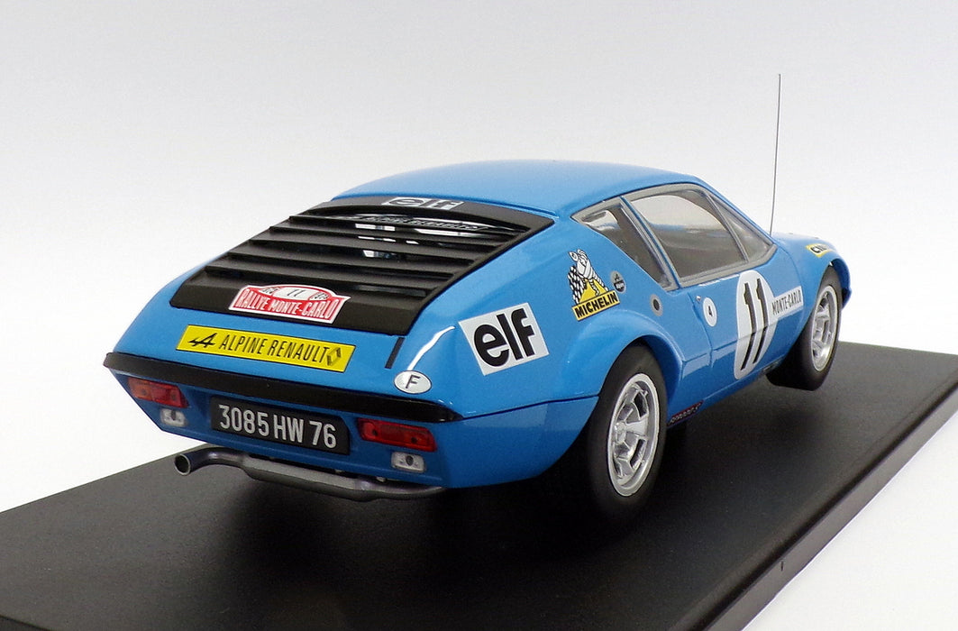 Ixo 1/18 Scale 18RMC036B - Renault Alpine A310 - #11 Monte Carlo Rally 1975