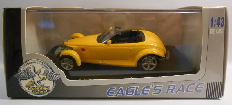Eagle Race 1/43 Scale Diecast Model 642006 PLYMOUTH PROWLER SOFT TOP YELLOW