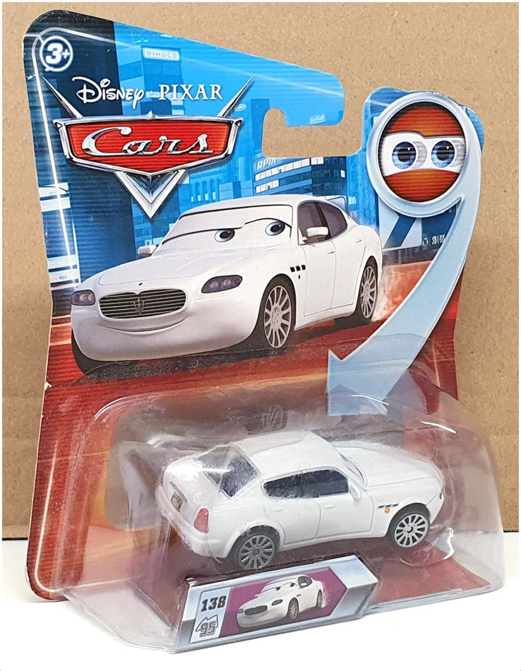Mattel Disney Pixar Cars T9070 #138 - Antonio Veloce Eccellente - White