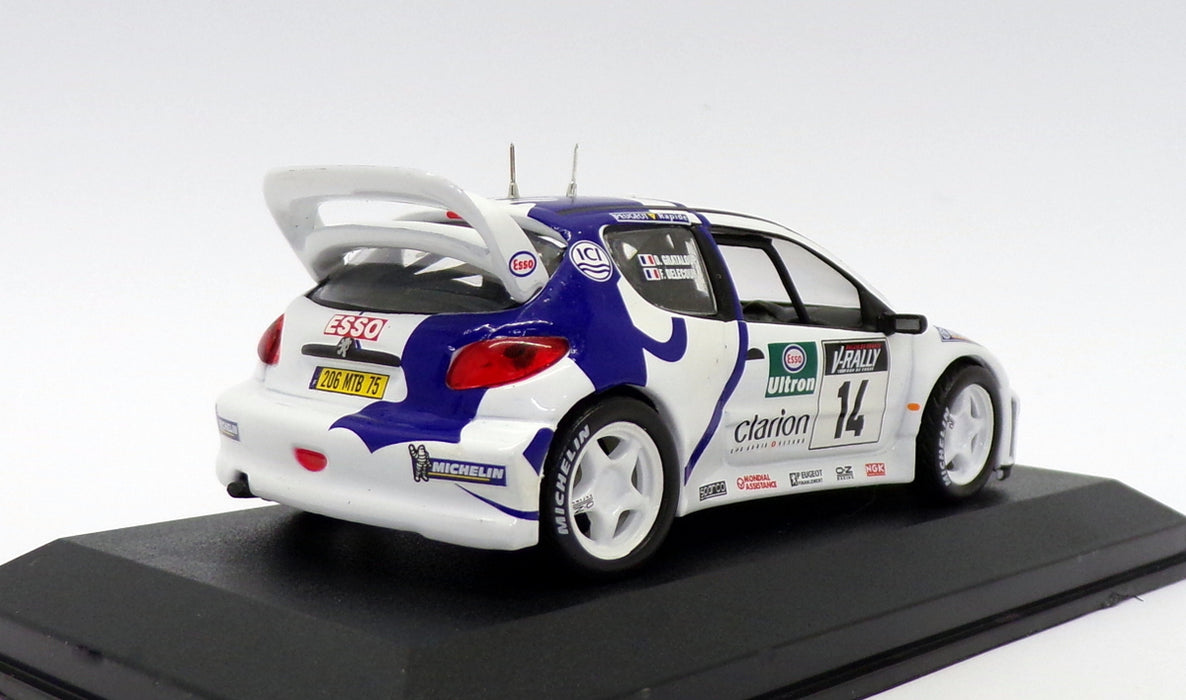 Altaya 1/43 Scale AL121219T - Peugeot 206 WRC - Tour De Corse 1999