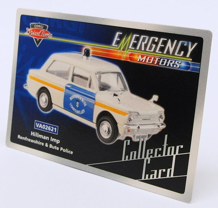 Vanguards 1/43 Scale Model Car VA02621 - Hillman Imp Renfrewshire & Bute Police