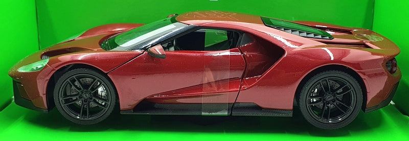Welly 1/24-27 Scale Model Car 24082W - 2017 Ford GT - Burgundy