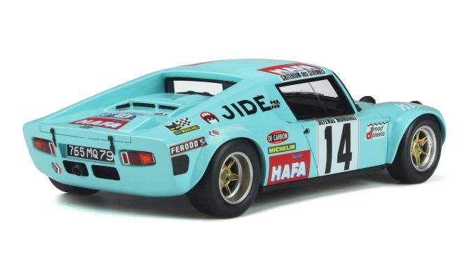Otto Mobile 1/18 Scale Resin OT287 - 1972 Jide 1600S Competition Gr.4 #14