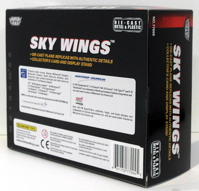 Motormax Skywings 1/100 Scale 77004 - F-15 Strike Eagle With Display Stand