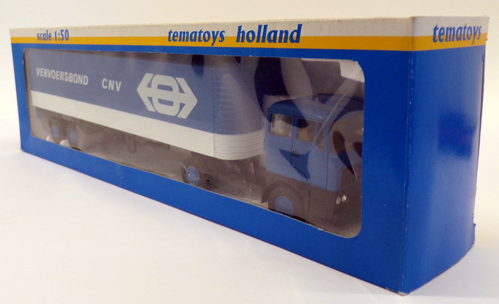 Tematoys 1/50 Scale Diecast TEM36 - DAF Truck & Trailer - Vervoersbond