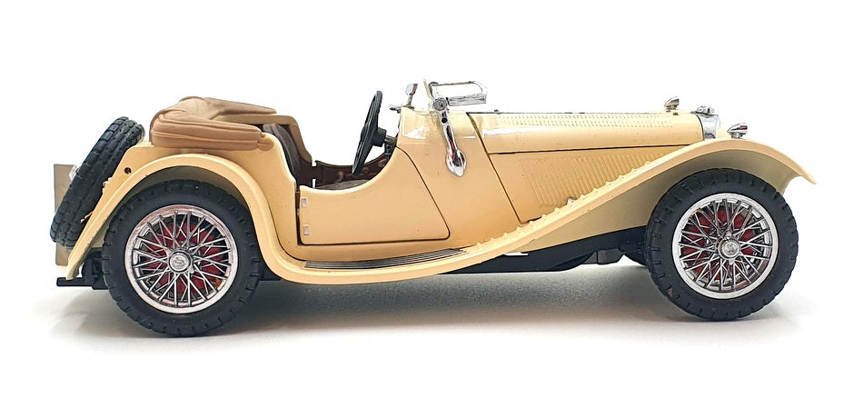 Franklin Mint 1/24 Scale 5122E - 1938 Jaguar SS 100 - Cream