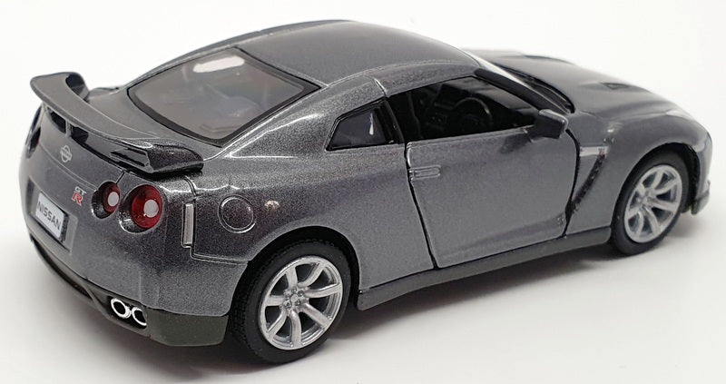 Kinsmart 1/36 Scale KT5340 - 2009 Nissan GTR R35 Pull Back & Go  - Grey