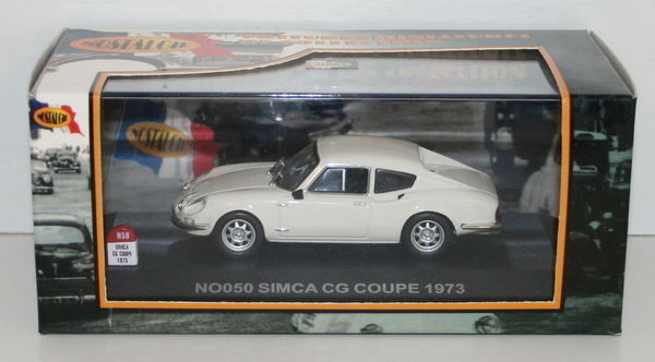 NOSTALGIE 1/43 SCALE - NO050 - SIMCA CG COUPE 1973 - WHITE