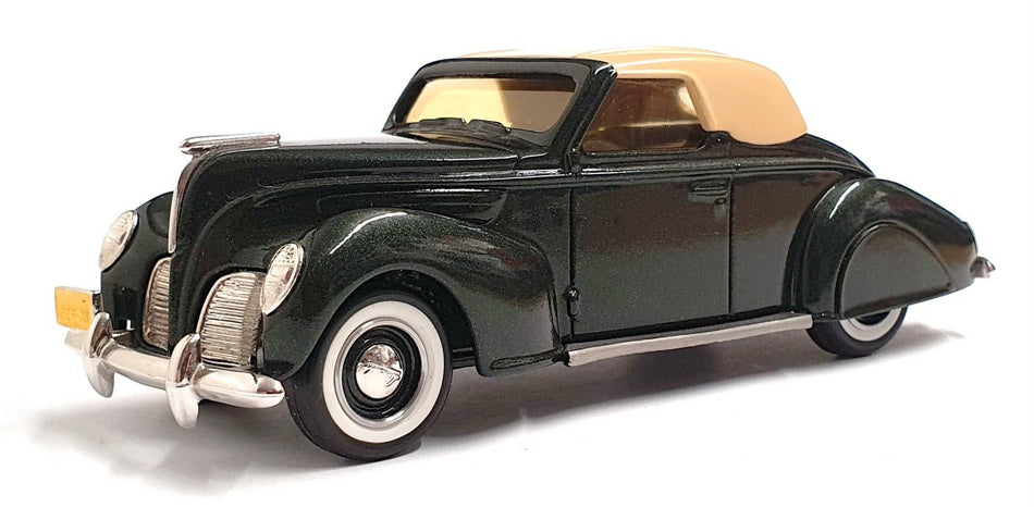 Durham Classics 1/43 Scale DC-8A - 1938 Lincoln Zephyr Top Up - Met Dk Green
