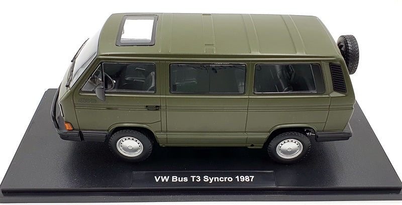 KK Scale 1/18 Scale Diecast KKDC180963 VW Bus T3 Syncro 1987 - Green