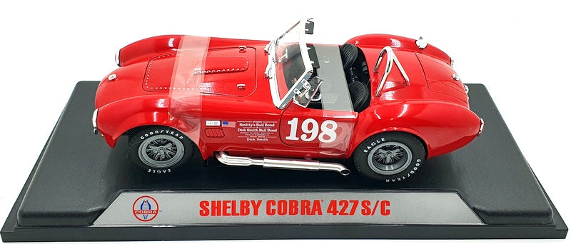 ACME 1/18 Scale Diecast SC198 - 1965 Shelby Cobra 427 S/C #198 - Red