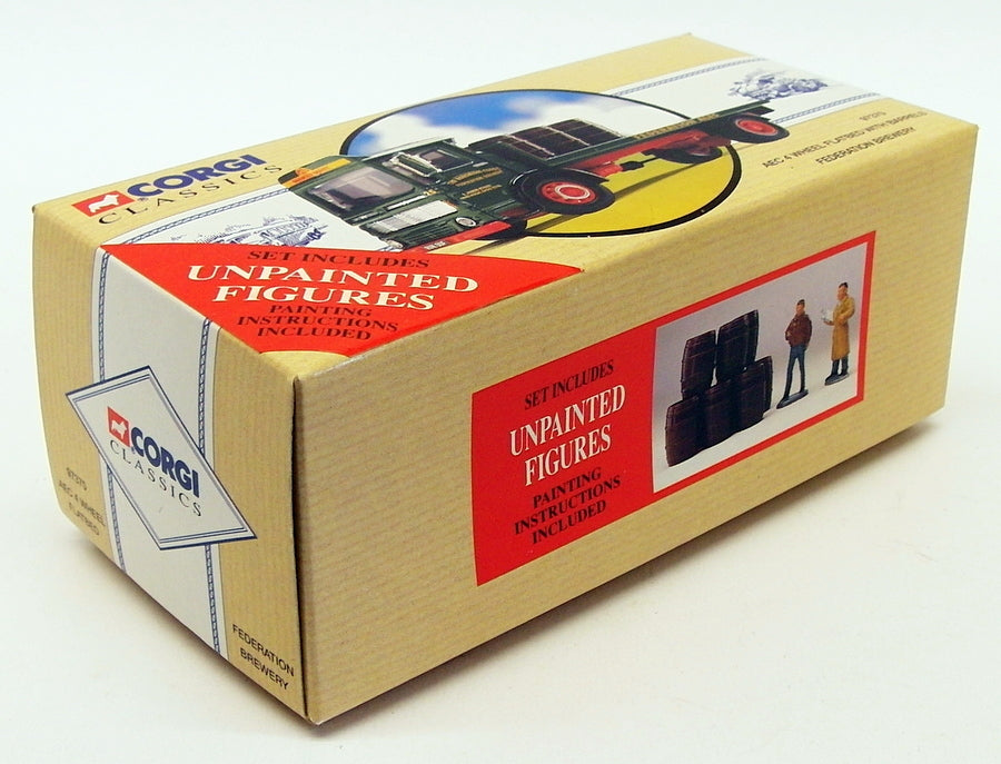 Corgi 1/50 Scale 97370 - AEC 4 Wheel Flat Bed Lorry - Federation Brewery