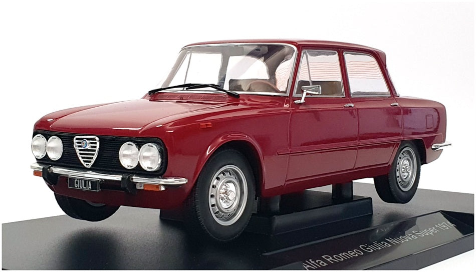 Model Car Group 1/18 Scale MCG18308 - 1974 Alfa Romeo Giulia Nuova Super Dk Red