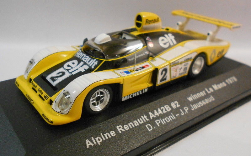 Ixo 1/43 Scale LM1978 RENAULT ALPINE A 442 WINNER LE MANS 1978
