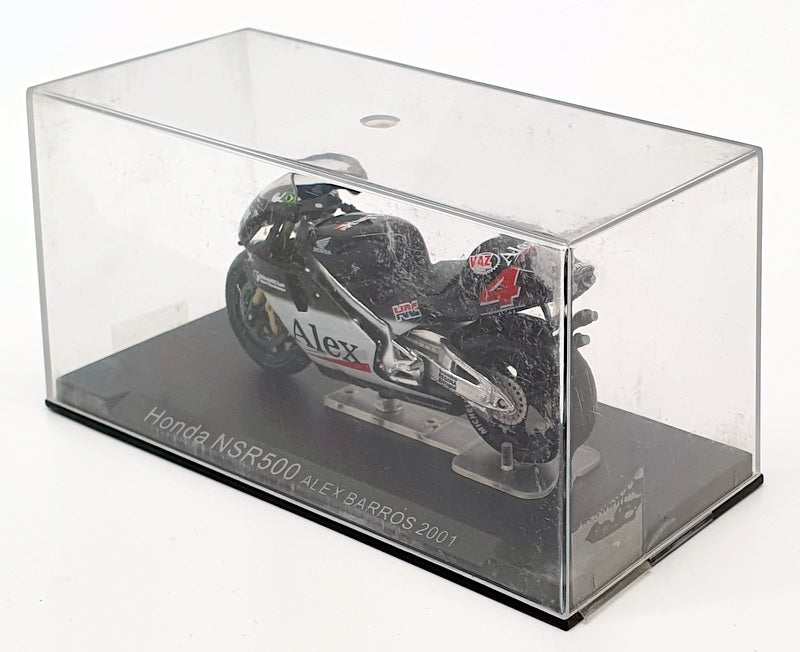 Ixo Models 1/24 Scale IB06 - Honda NSR500 - #4 A.Barros 2001 - Black/White