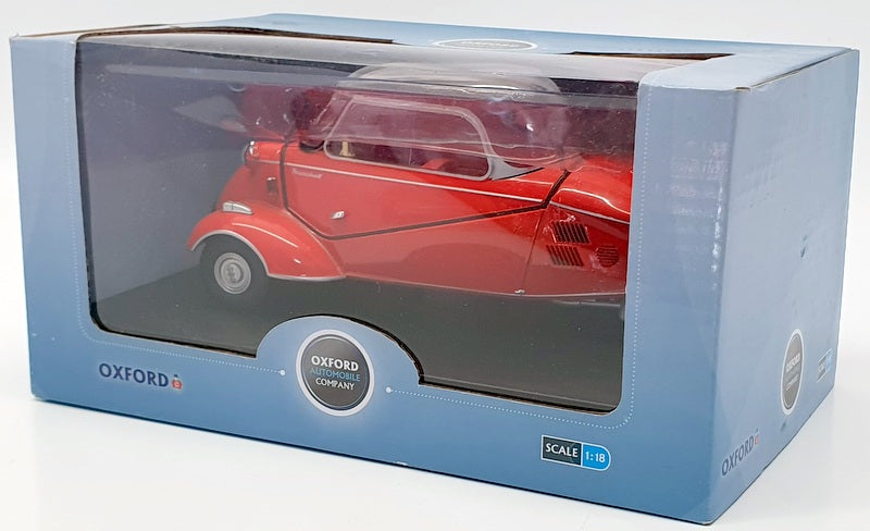 Oxford Diecast 1/18 Scale 18MBC001 - Messerechmitt KR200 Bubble Car - Red