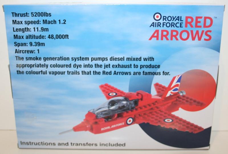 RAF Royal Air Force 40619 - Red Arrows Bricks Building Set - 97 Pcs
