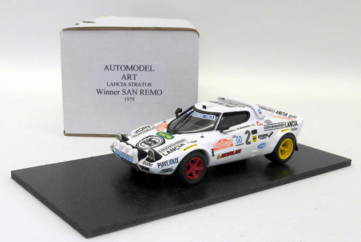Automodel Art 1/43 Scale Metal Built Kit - AMA1 Lancia Stratos 1st San Remo 1979