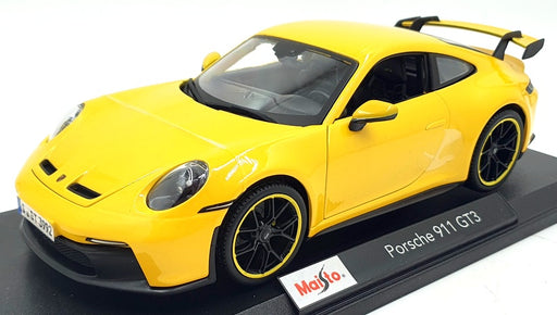 Maisto 1/18 Scale Diecast 46629 - Porsche 911 GT3 - Yellow