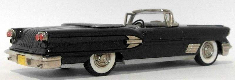 Brooklin 1/43 Scale BRK25 002A  - '58 Pontiac Bonneville Met Gunmetal - Yel Box