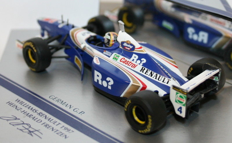 Onyx 1/43 Scale - Williams Renault 1997 H.H.Frentzen - German GP