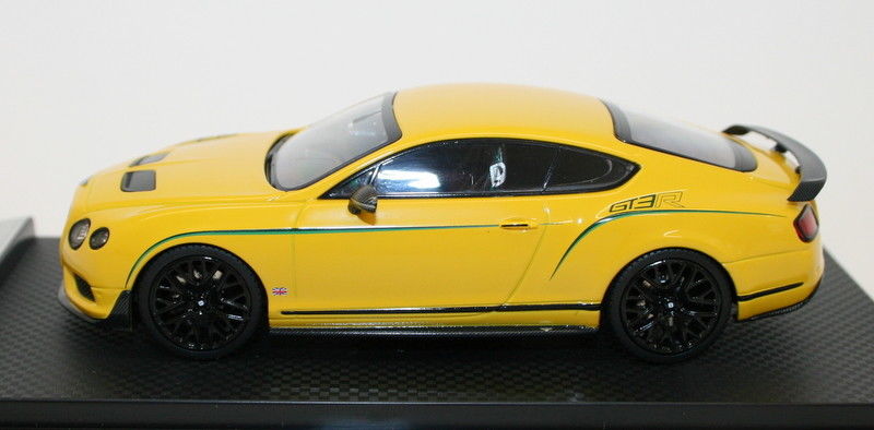 Almost Real 1/43 Scale Metal Model 430404 Bentley Continental GT3-R 2015 Yellow